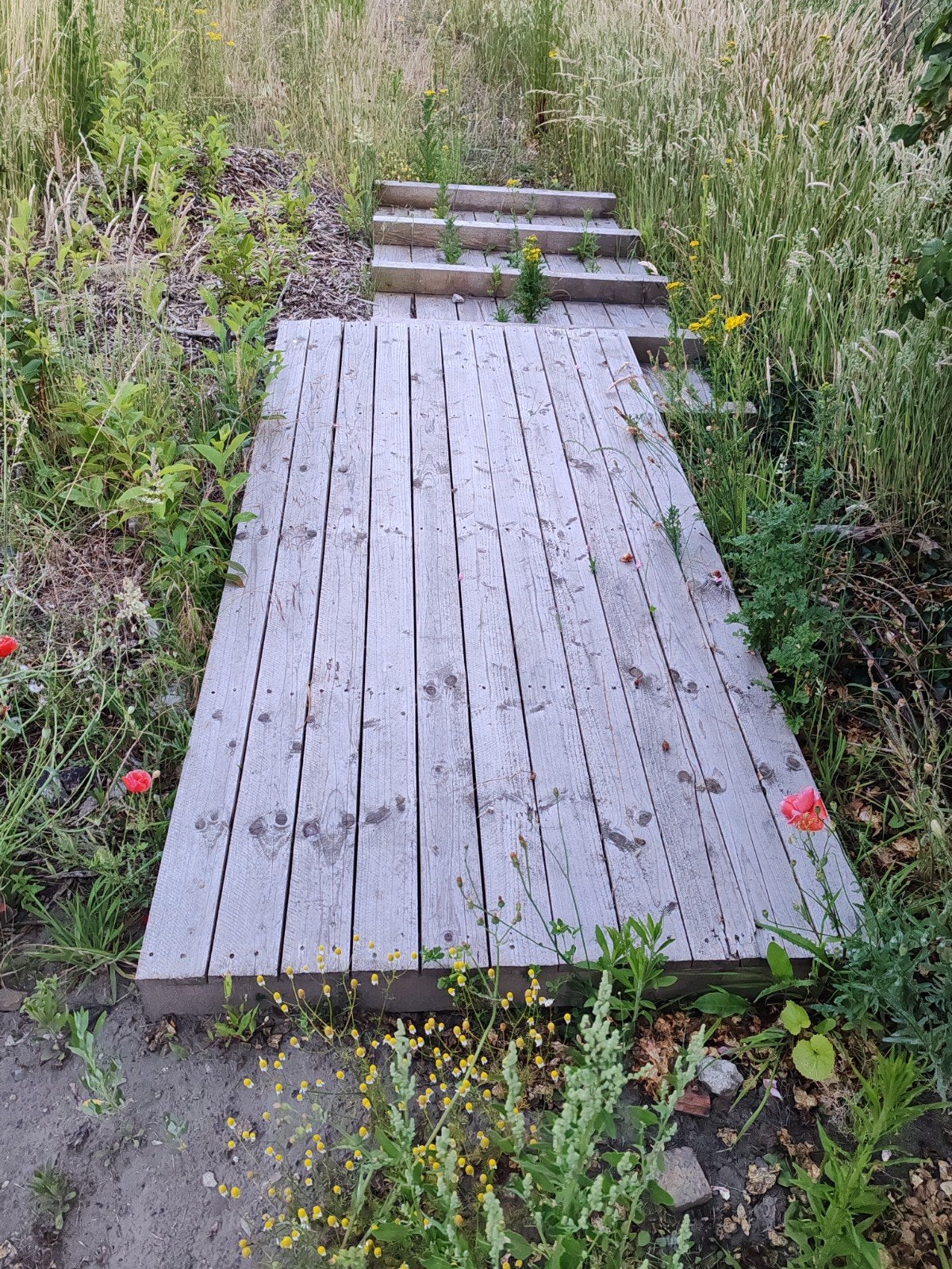 Palletten af te halen, Ophalen