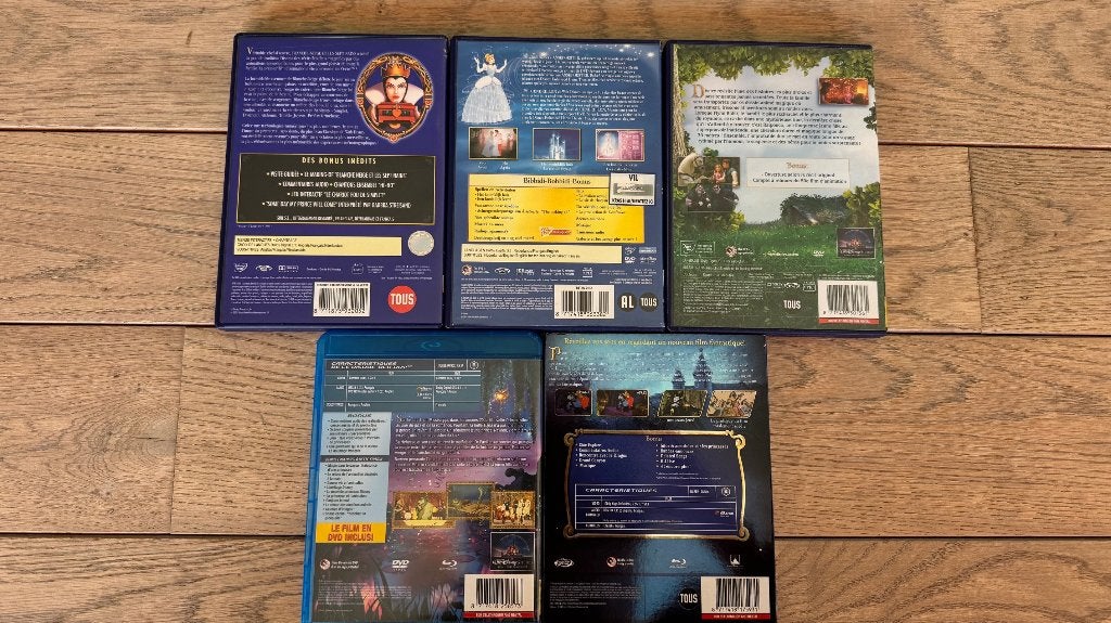 Assepoester, Sneeuwwitje, Rapunzel — Blu-Ray, Cd's en Dvd's, Nederlands, Ophalen of Verzenden, Zo goed als nieuw, Blu-ray
