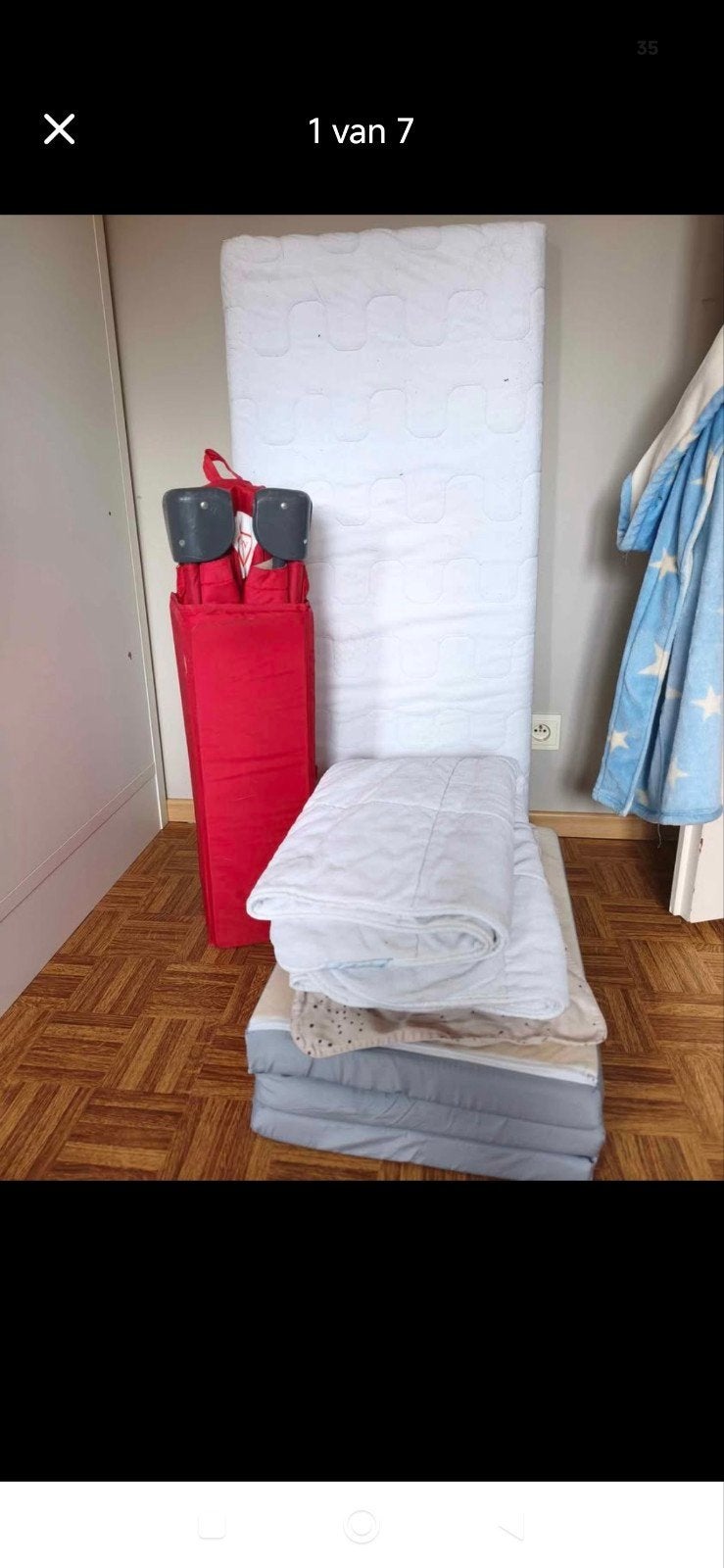 Baby reis/logeerbed 70x120cm, Enlèvement, Utilisé