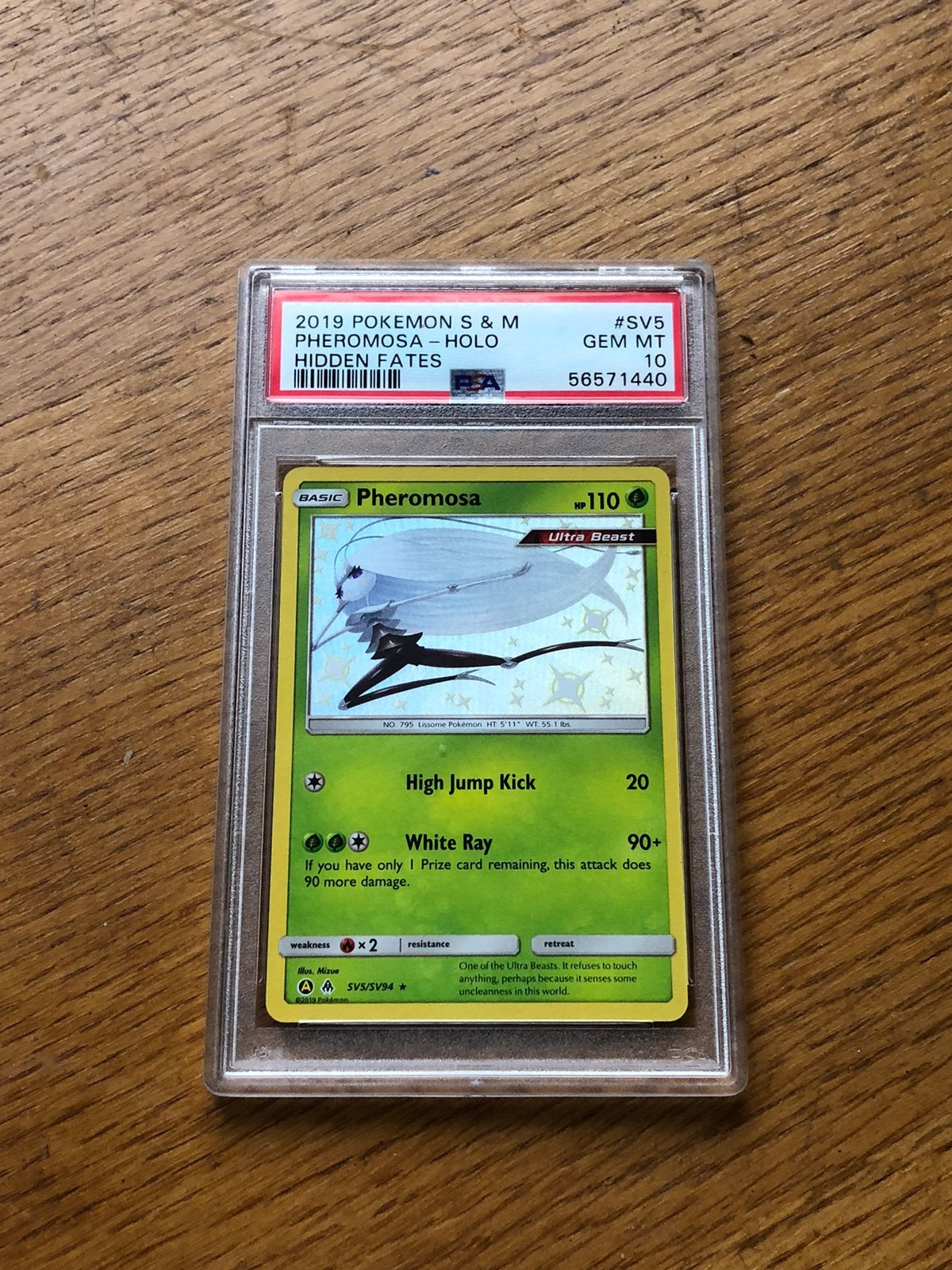 Phéromose Pokémon S & M 2019 - HOLO #SV5, Enlèvement ou Envoi, Comme neuf
