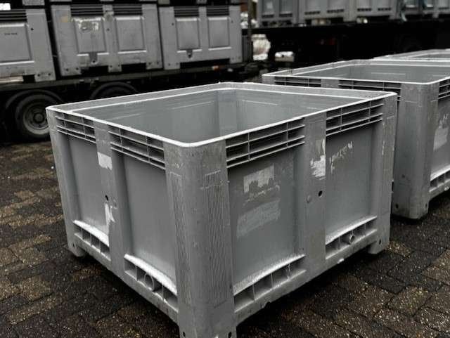Kunststof palletbox grijs Hooibak, slowfeeder, waterbox, Dieren en Toebehoren, Niet ingevuld, Niet ingevuld, Ophalen of Verzenden