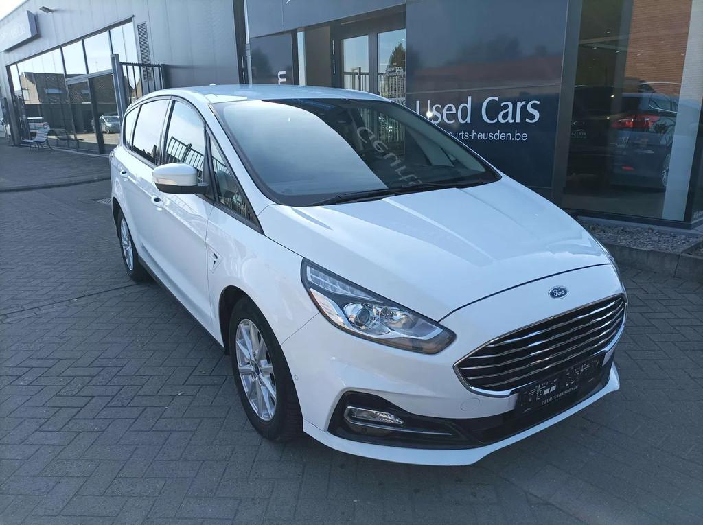 Ford S-Max S-Max 2.0 TDCi Connected AdBlue (EU6d) (bj 2021), Stof, Gebruikt, 4 cilinders, Wit