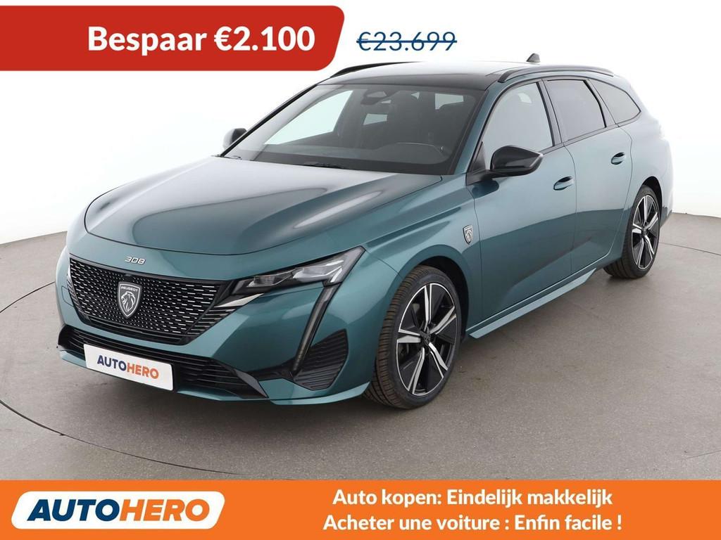 Peugeot 308 1.2 PureTech GT (bj 2022, automaat), Gebruikt, 1199 cc, Alcantara, 96 kW