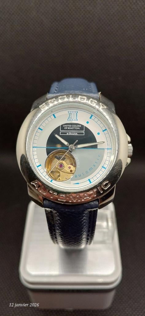 Montre automatique Benetton by Bulova – Open Heart, Bijoux, Sacs & Beauté, Montres | Enfants, Enlèvement ou Envoi