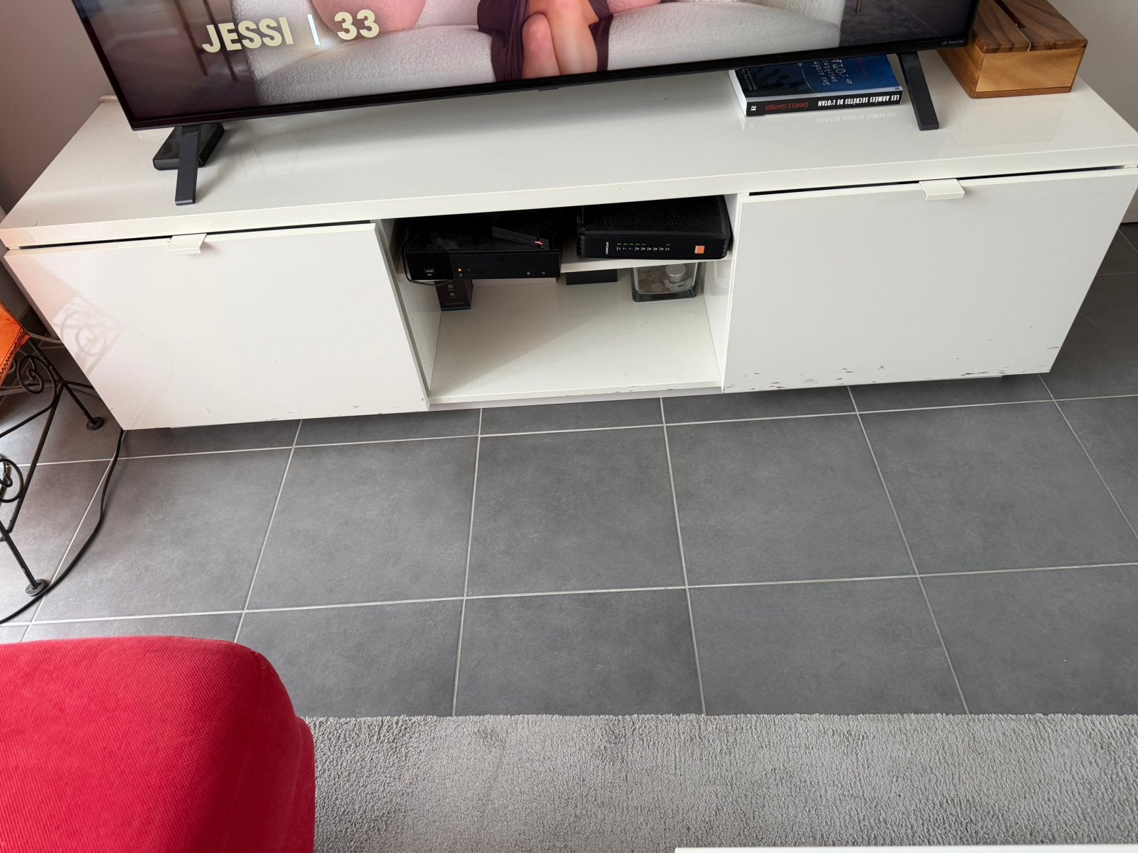 Witte salonkamer meubels, Huis en Inrichting, Ophalen, Gebruikt