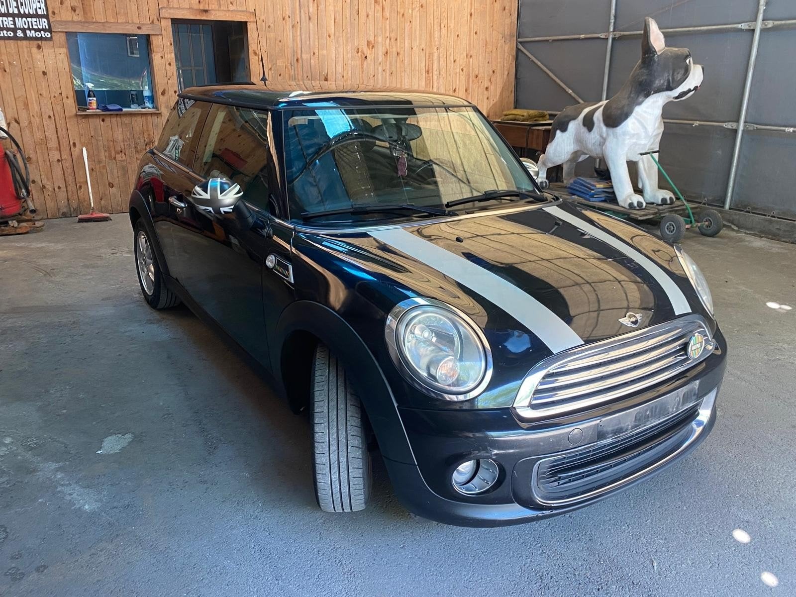 MINI COOPER 1.6 benzine 2013 1e PROPRIO***, Auto's, Mini, 4 zetels, Stof, Zwart, Zwart