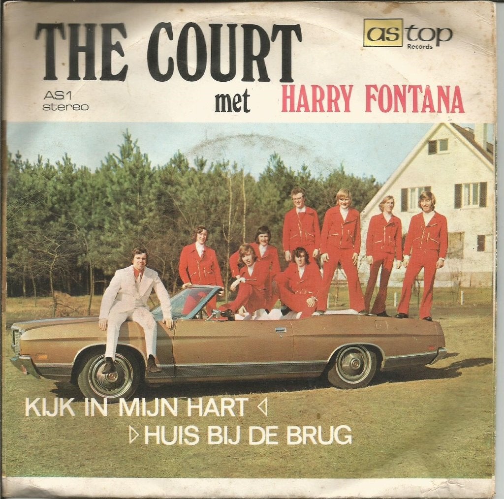 The Court - Kijk In Mijn Hart   - Toppertje ! -, Cd's en Dvd's, Vinyl | Nederlandstalig, Ophalen of Verzenden, 7 inch