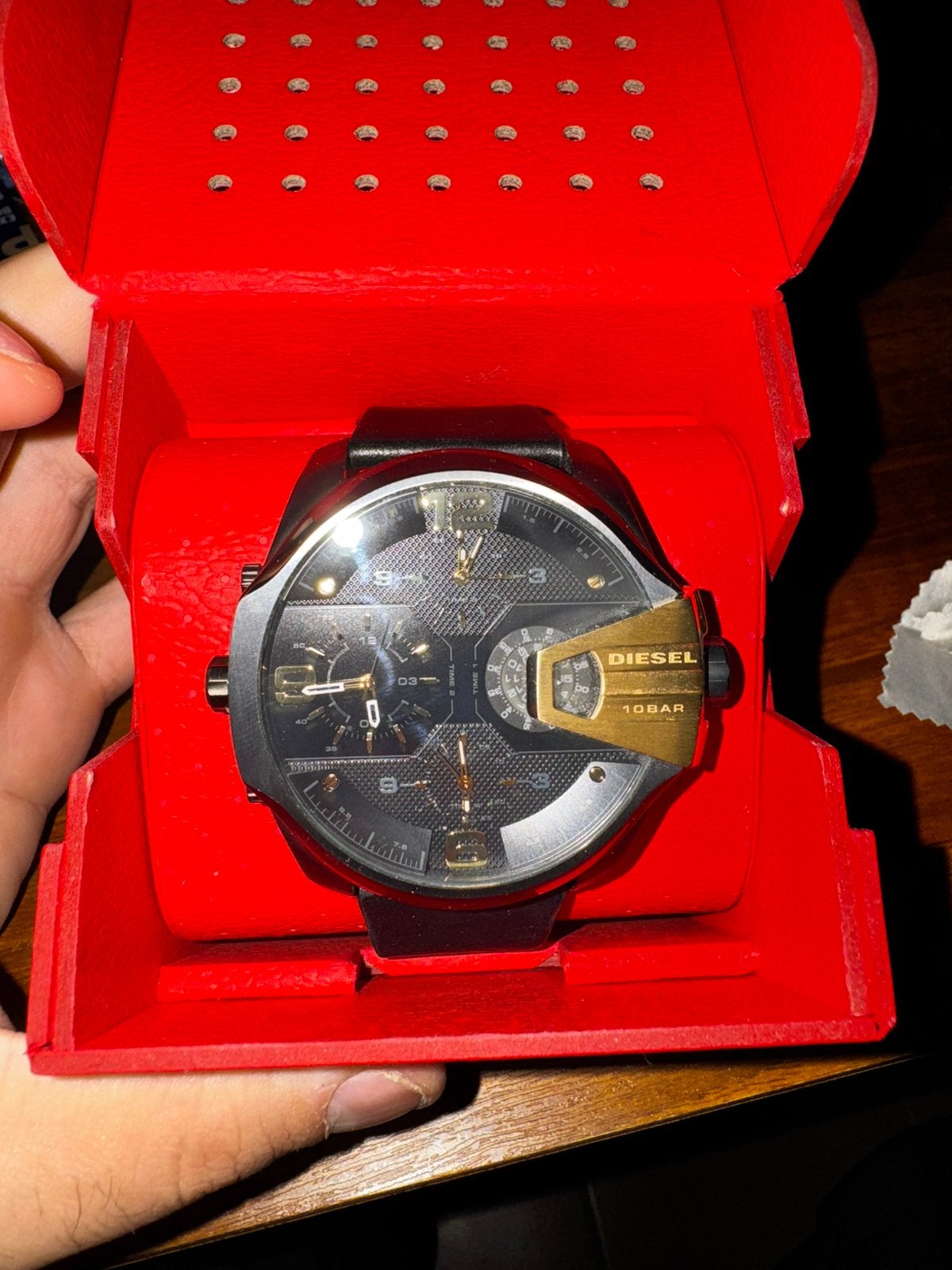 Diesel Uber Chief, Bijoux, Sacs & Beauté, Montre-bracelet, Autres marques, Cuir, Comme neuf
