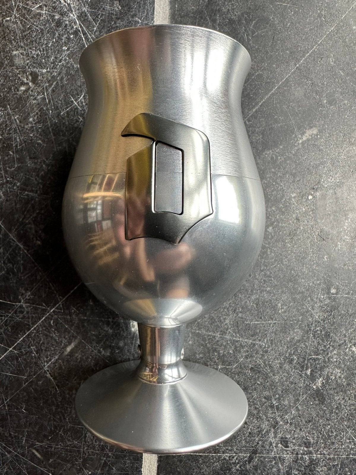 Duvel aluminium taphendel, Enlèvement ou Envoi, Utilisé, Panneau, Plaque ou Plaquette publicitaire, Duvel