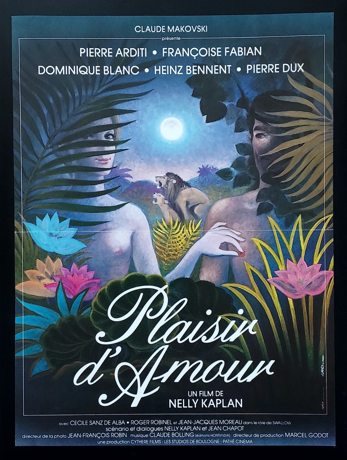 PLAISIR D'AMOUR Nelly Kaplan 1991 poster, Verzamelen, Verzenden