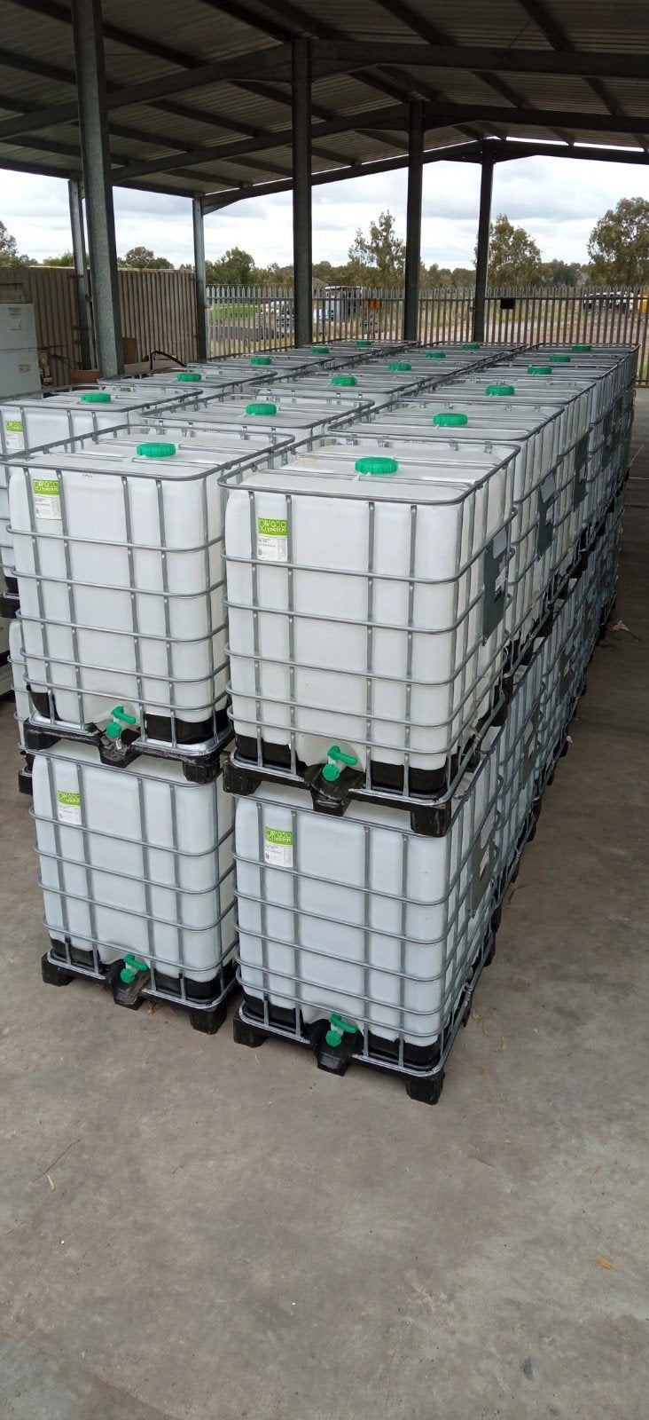 citerne alimentaire ibc certifié food, Enlèvement