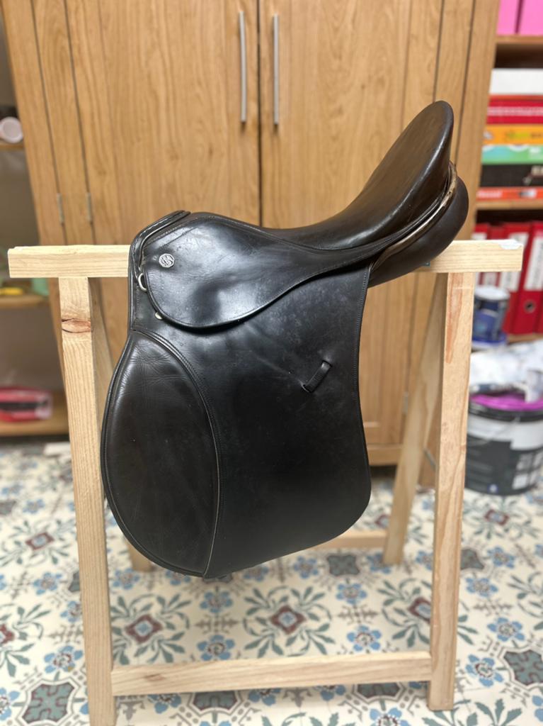 Kieffer VZH zadel 17” M, Dieren en Toebehoren, Ophalen, Gebruikt, Recreatie