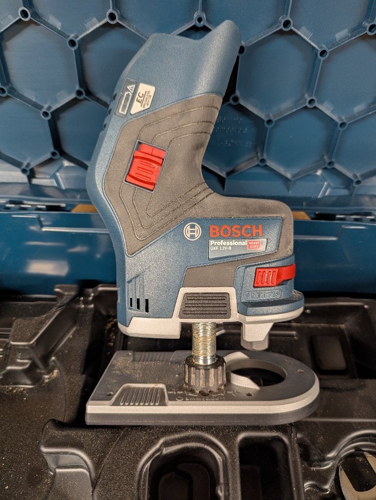Affleureuse sans fil Bosch Professional GKF 12V-8, Routeur, Comme neuf, Enlèvement, Batterie
