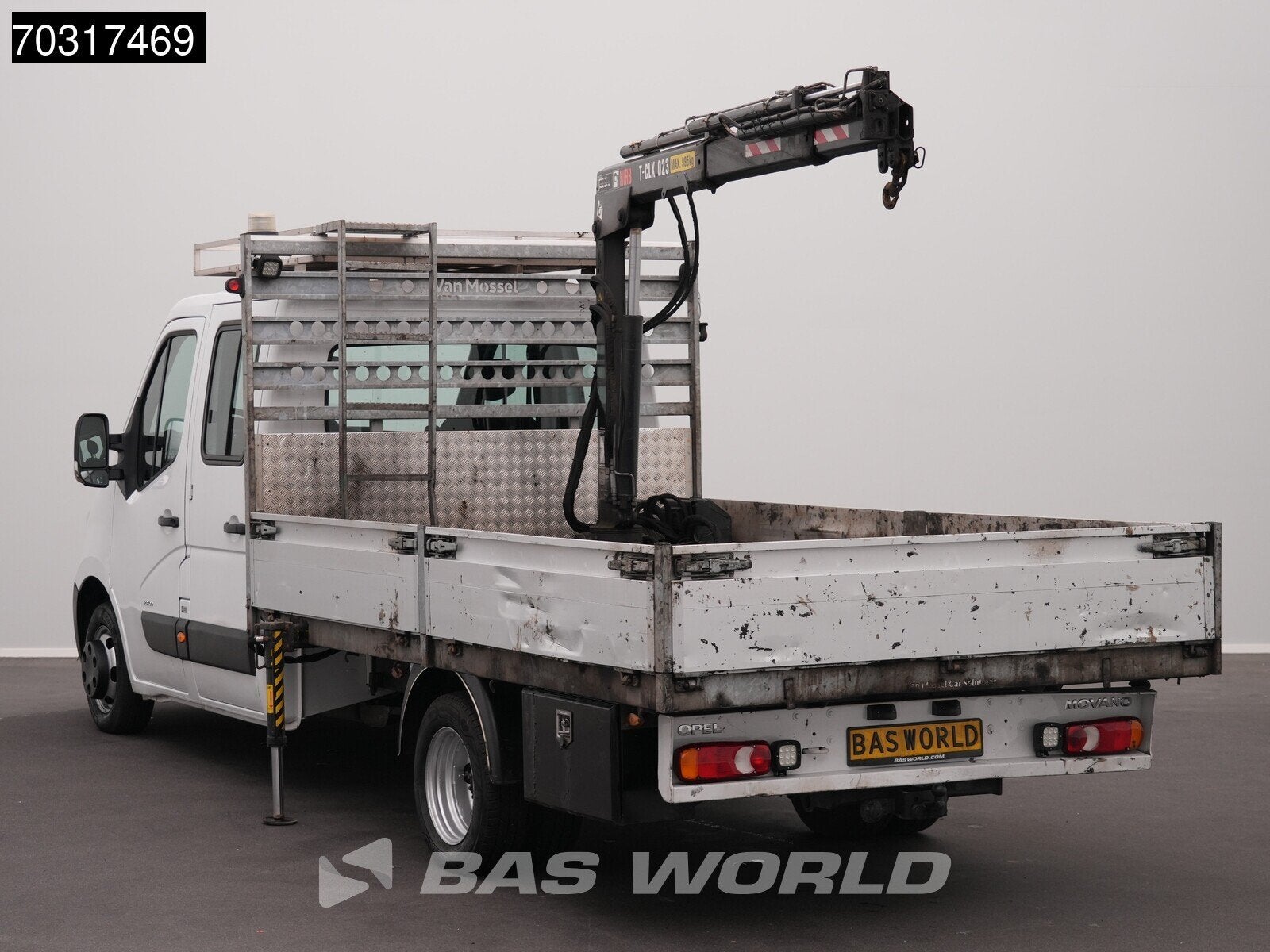 Opel Movano 145PK Kraanwagen Hiab T-CLX 023 B-3 Dubbellucht, 145 ch, Achat, Euro 6, Entreprise