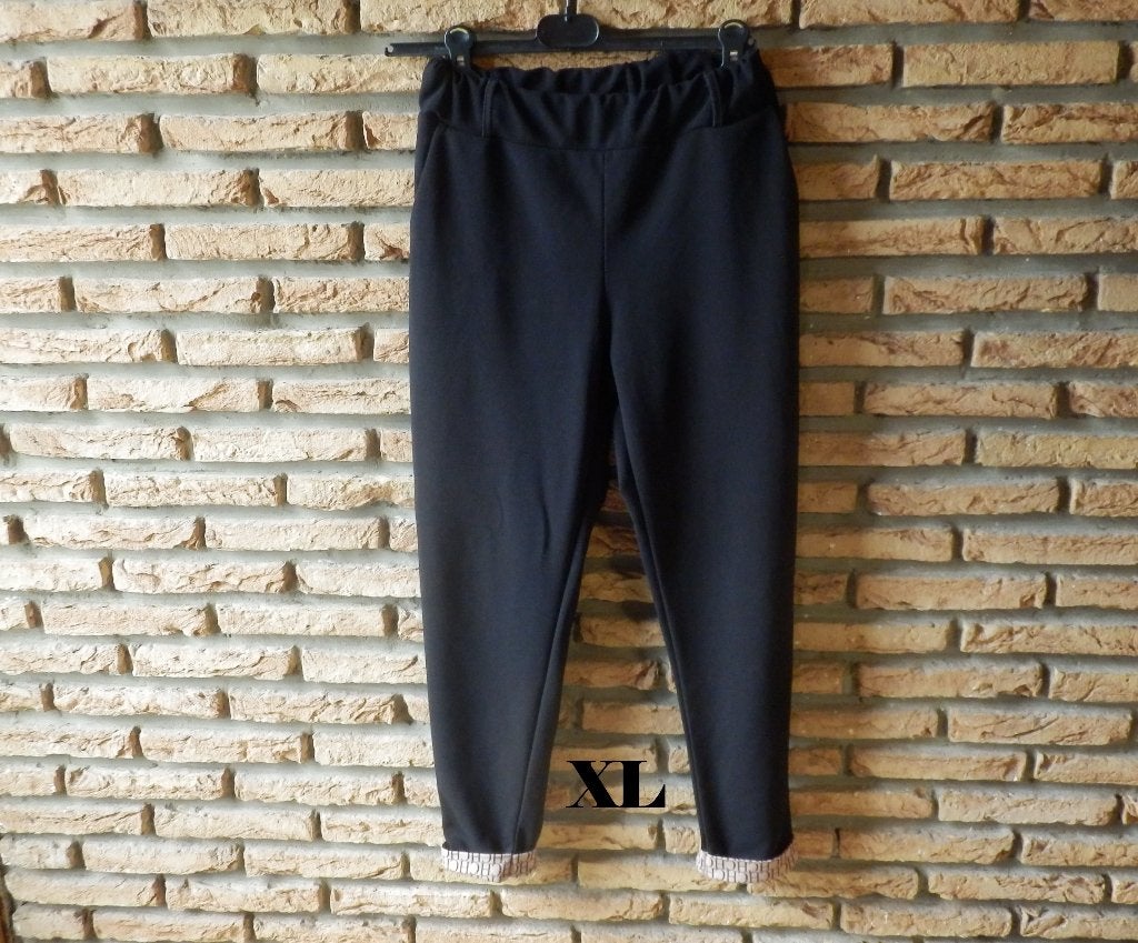 (45) - pantalon femme t.xl noir - jade & me -, Jade & me, Zwart, Maat 42/44 (L), Ophalen of Verzenden
