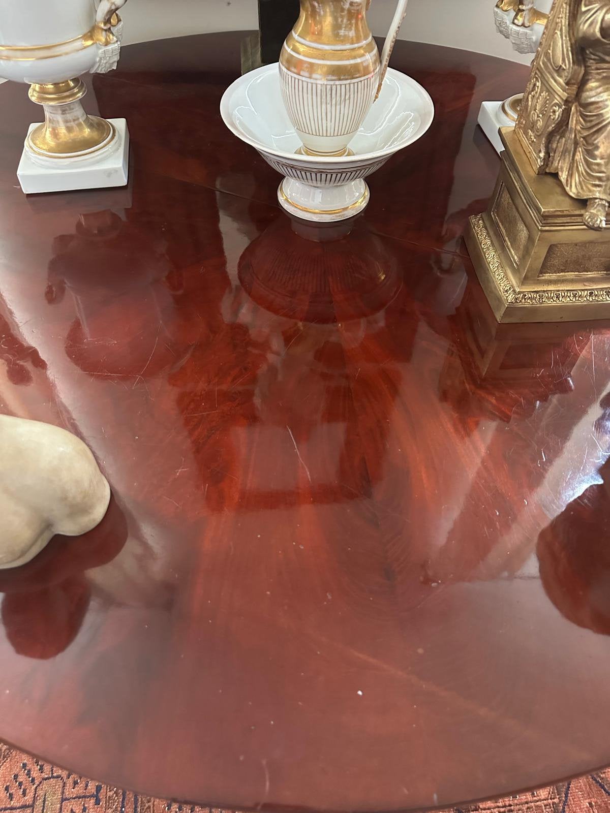 Table Charles X en acajou de Cuba, Antiquités & Art, Enlèvement