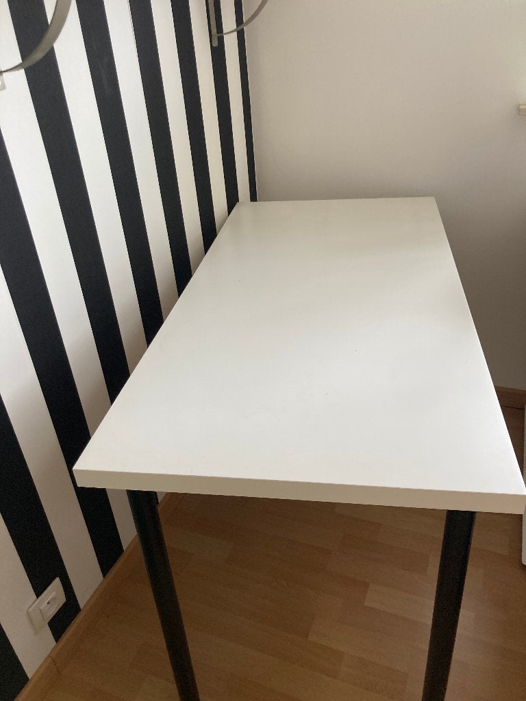 2 bureaubladen en 6 poten, Huis en Inrichting, Ophalen, 120 cm, Zo goed als nieuw, IKEA