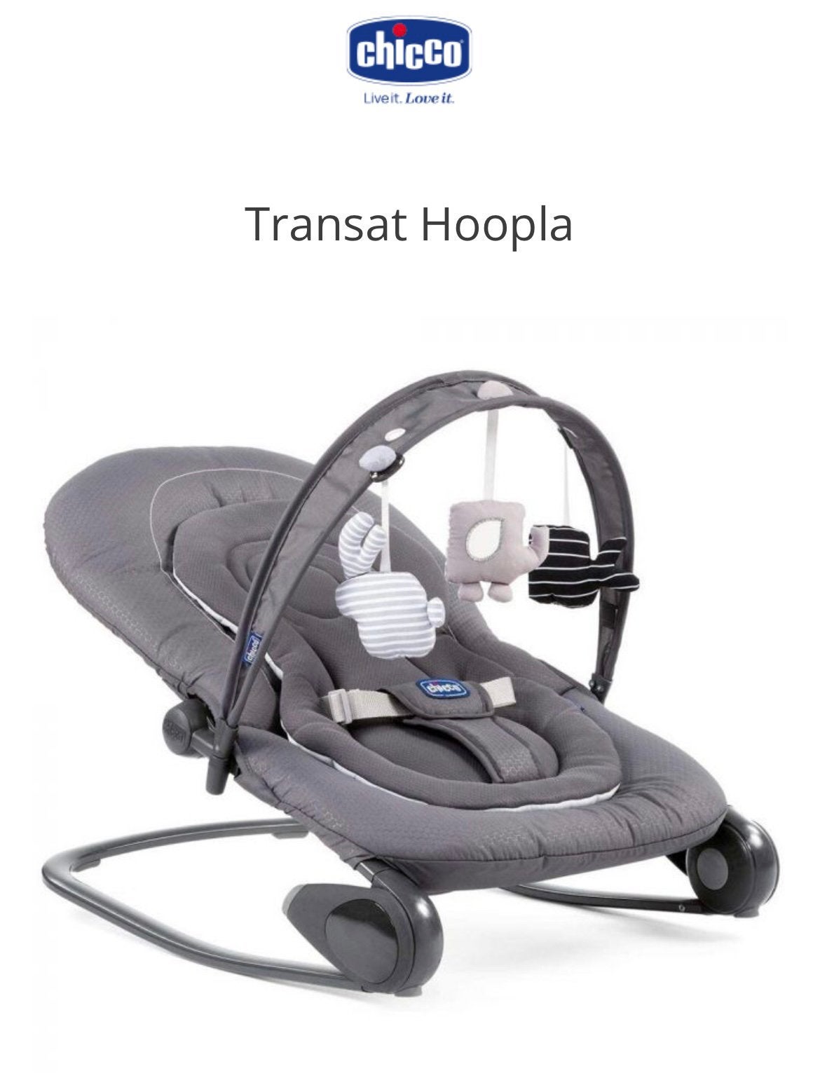Transat hoopla Chicco, Enfants & Bébés, Relax bébé, Enlèvement, Comme neuf, Chicco