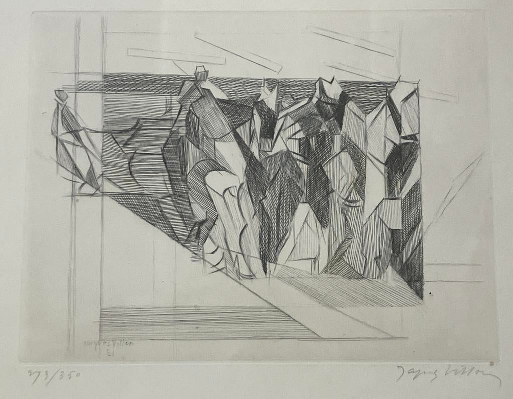 Ets Jacques Villon (1875-1963) La Faucheuse ou Moissons, Enlèvement, Eau-forte