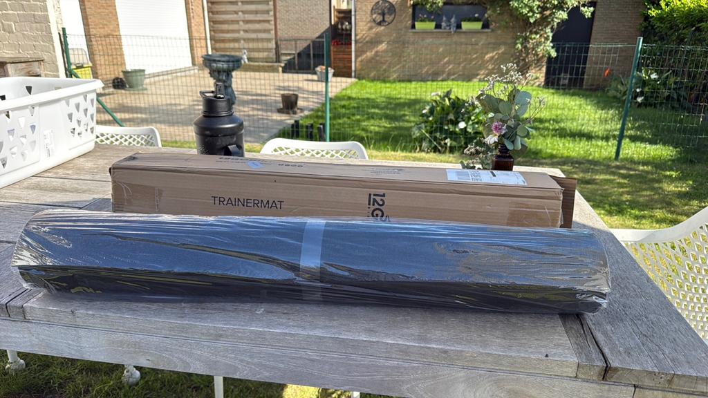 Trainermat indoor fiets, Sport en Fitness, Ophalen, Nieuw, Kunststof, Hometrainer