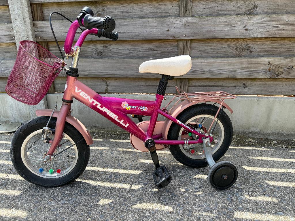 kinderfiets, Ophalen, Zijwieltjes, Velgrem, Zo goed als nieuw