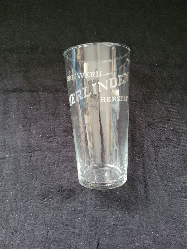 Oud bierglas Brouwerij Verlinden Herselt, Verzamelen, Biermerken, Gebruikt, Glas of Glazen, Overige merken, Ophalen of Verzenden