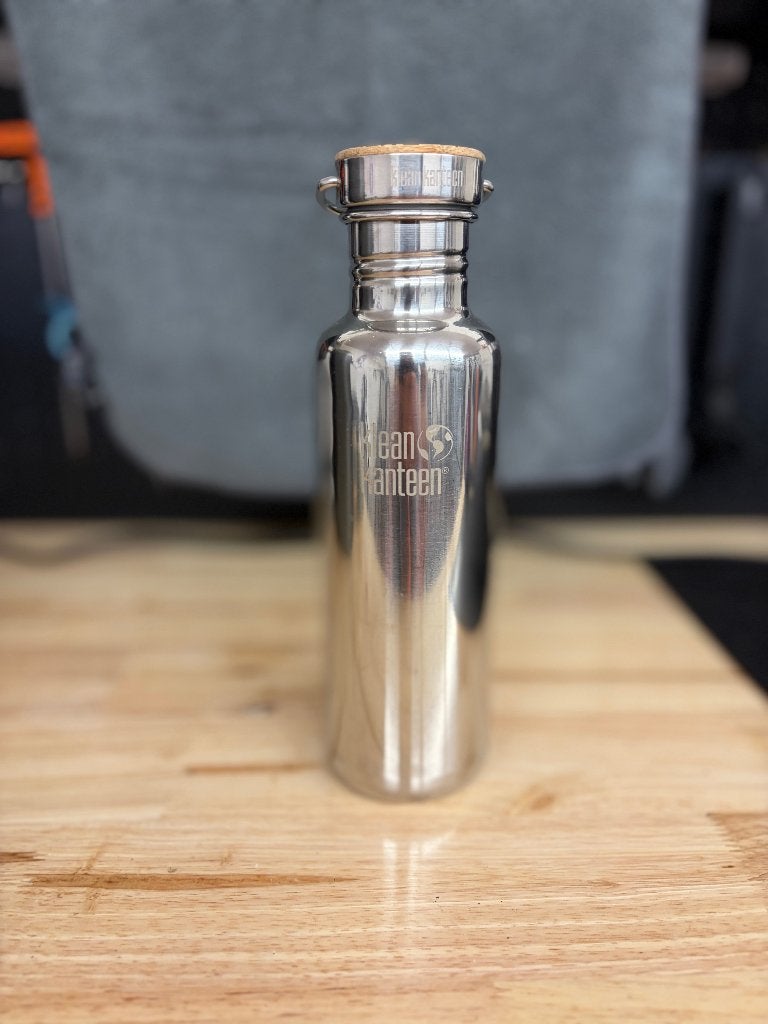 RVS waterfles Kleen Kanteen 800ml, Sport en Fitness, Drinkbussen, Ophalen of Verzenden, Zo goed als nieuw