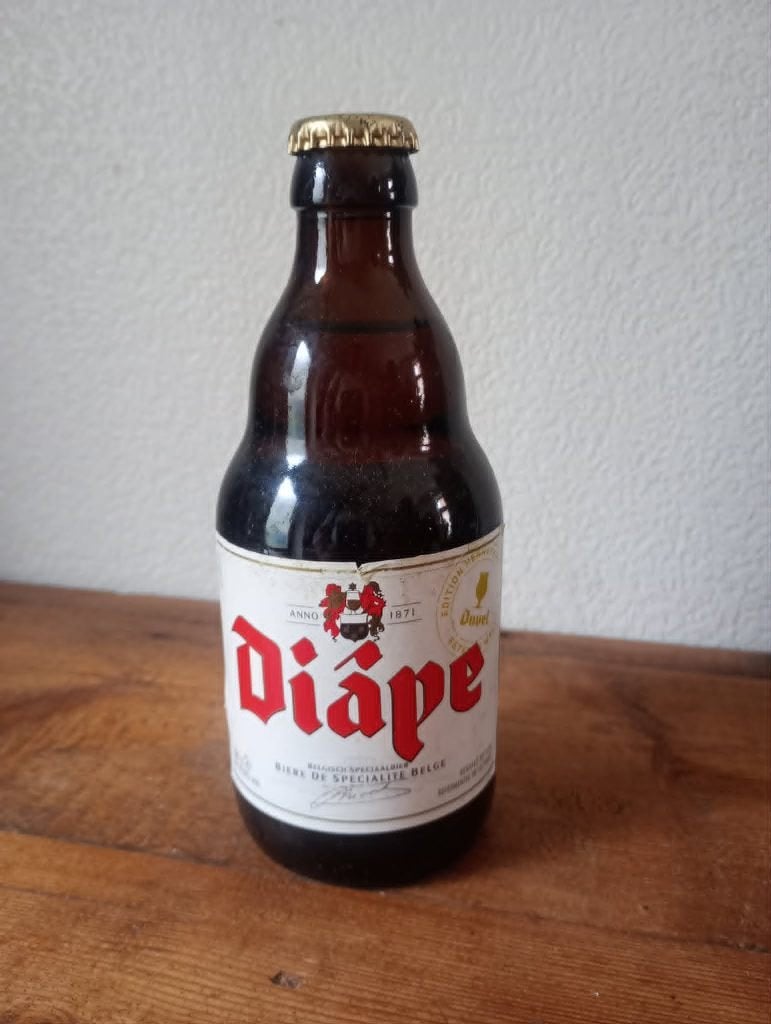 Brouwerij bierfles Duvel Diâpe, Ophalen of Verzenden, Zo goed als nieuw, Flesje(s), Duvel