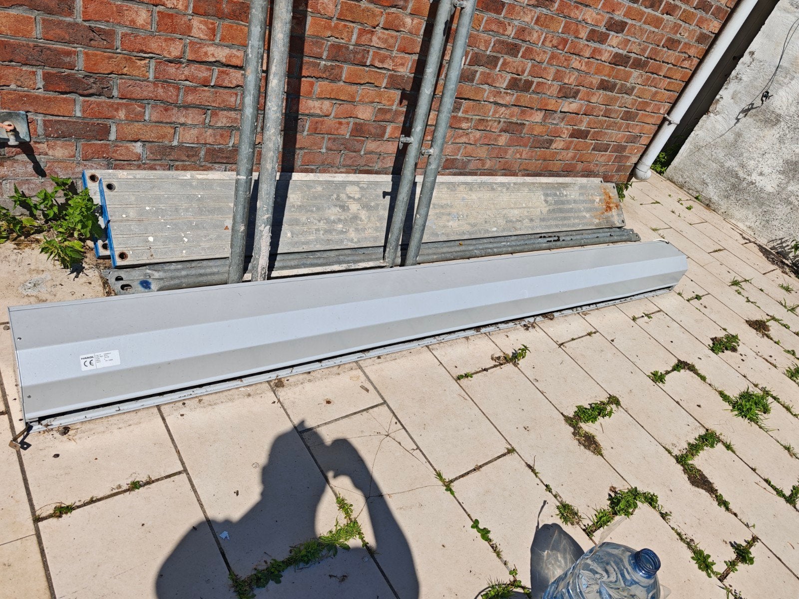 3m elektrische rolluiken, Doe-het-zelf en Bouw, Rolluiken, Ophalen, Gebruikt, 200 cm of meer, Elektrische bediening