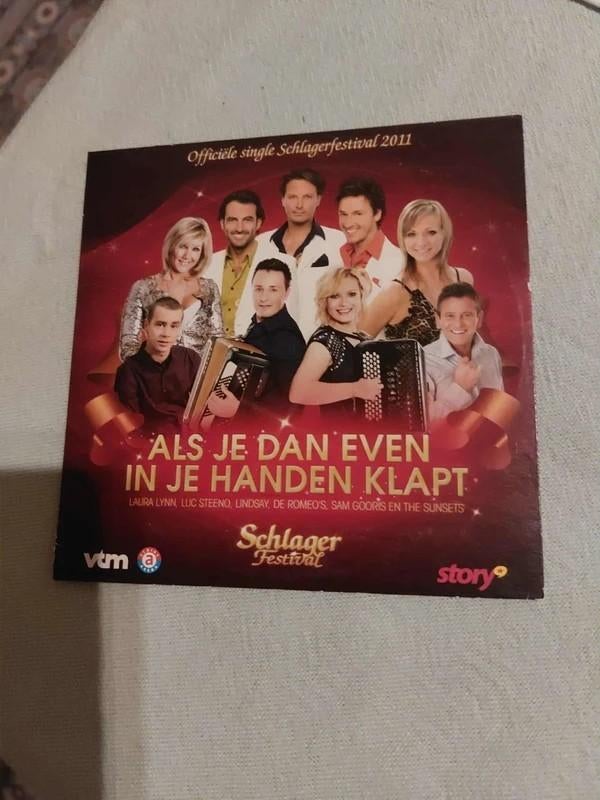 CD :Als je dan even in je handen klapt/Schlagerfestival 2011, Cd's en Dvd's, Ophalen of Verzenden, Gebruikt
