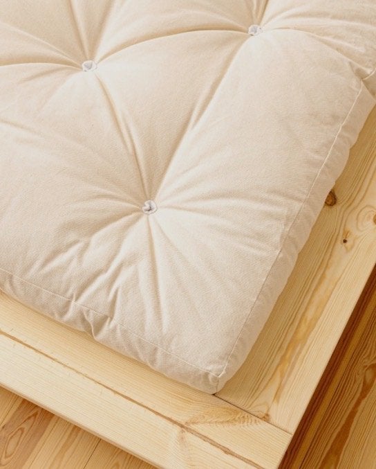 Futon coco 180x220, Ophalen, Tweepersoons, Zo goed als nieuw, Matras