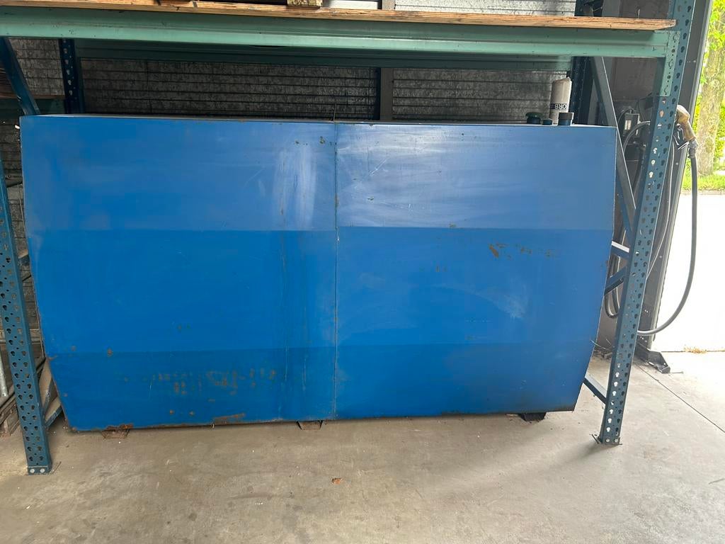 Enkelwandige dieseltank 2500l met pomp, teller en pistool, Ophalen