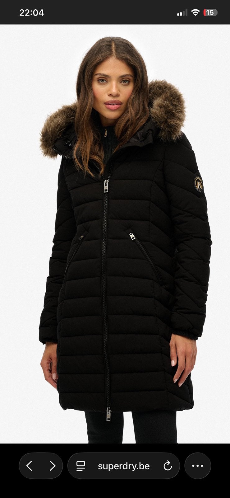 Superdry jas, Kleding | Dames, Ophalen, Zo goed als nieuw, Maat 42/44 (L)