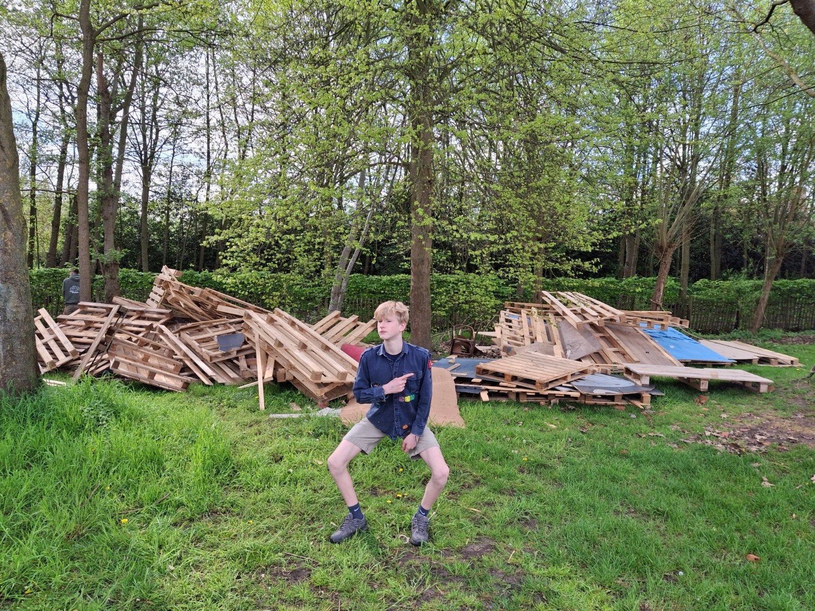 Gratis hout, Enlèvement