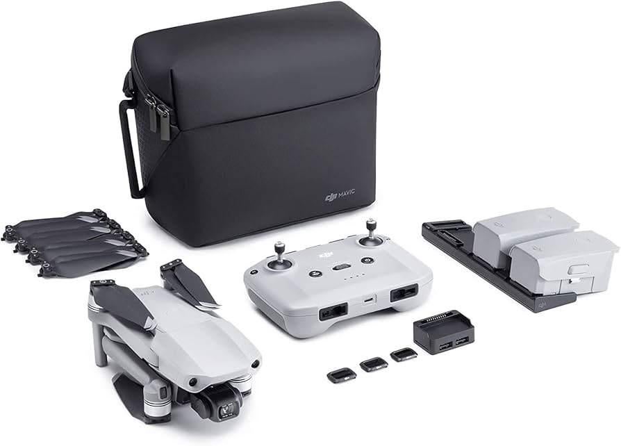 DJI Mavic Air 2 Fly More Combo, 250 tot 900 gram, 30 tot 45 minuten, Cameradrone, 5 tot 10 kilometer