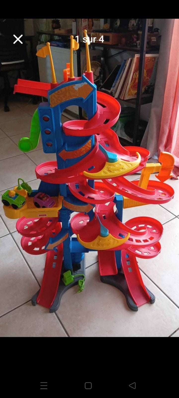 Grand circuit La tour des spirales Deluxe Little People, Enlèvement, Utilisé
