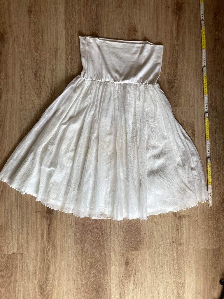 jupe 100% coton, Kleding | Dames, Rokken, Ophalen, Wit, Zo goed als nieuw, Maat 36 (S)