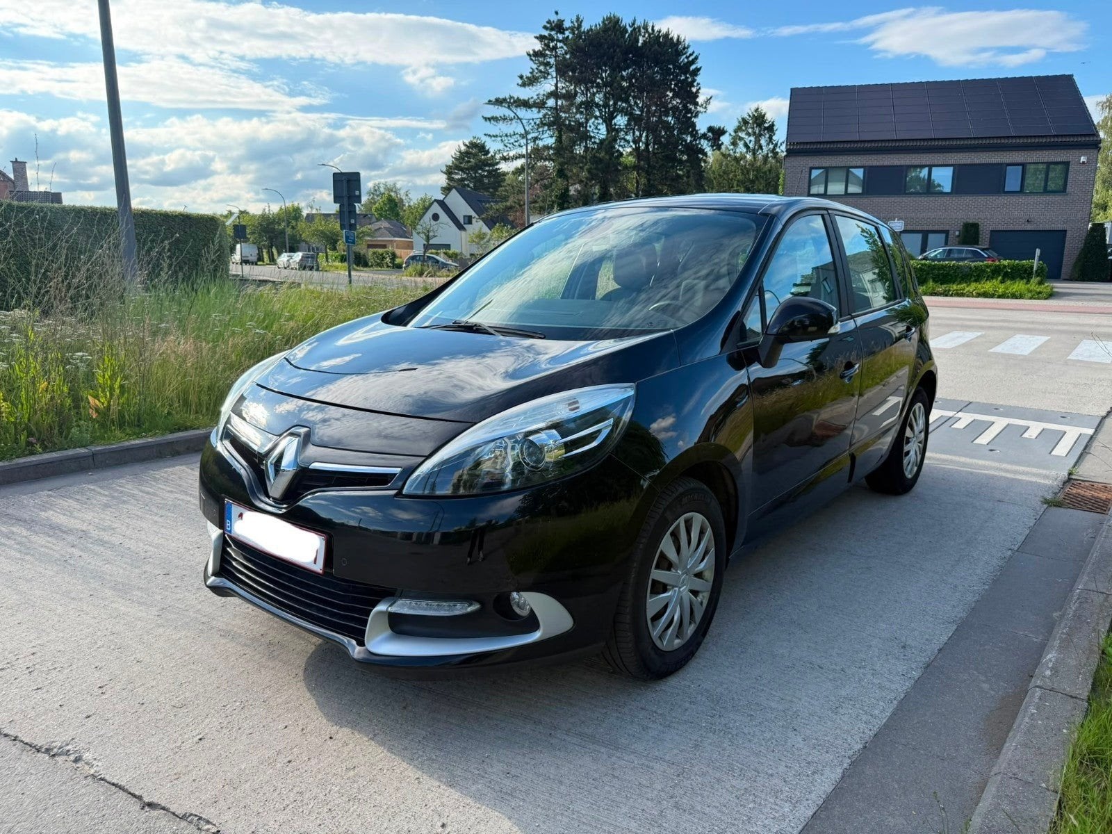 Te koop Renault scenic 1.2 benzine, Zwart, Zwart, 5 deurs, Particulier