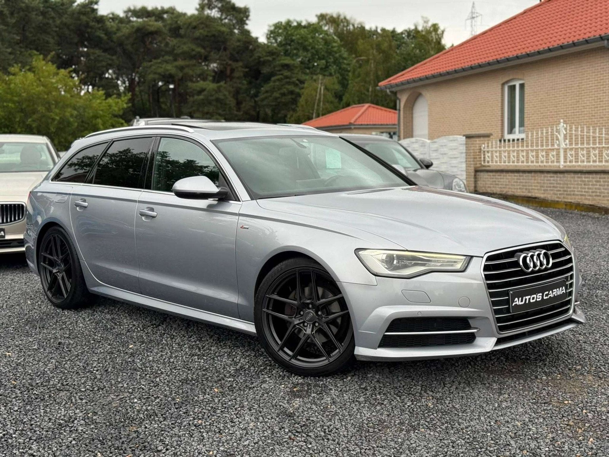 Audi A6 190Pk S-Line Pano CruiseC Airco Led Automaat *, Auto's, Automaat, Gebruikt, 4 cilinders, Leder