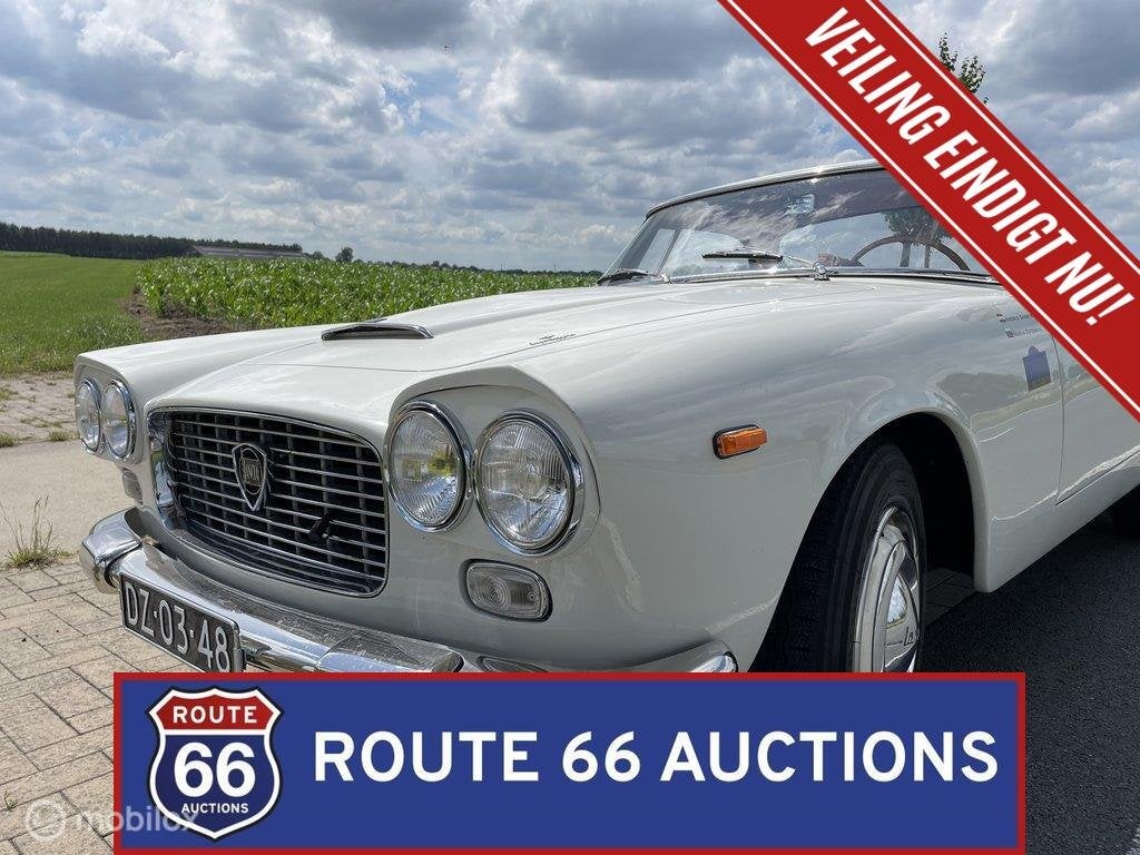 Lancia Flaminia GT 3C | 1962 | Route 66 Auctions, Autos, Achat, Entreprise, Boîte manuelle, Autre carrosserie