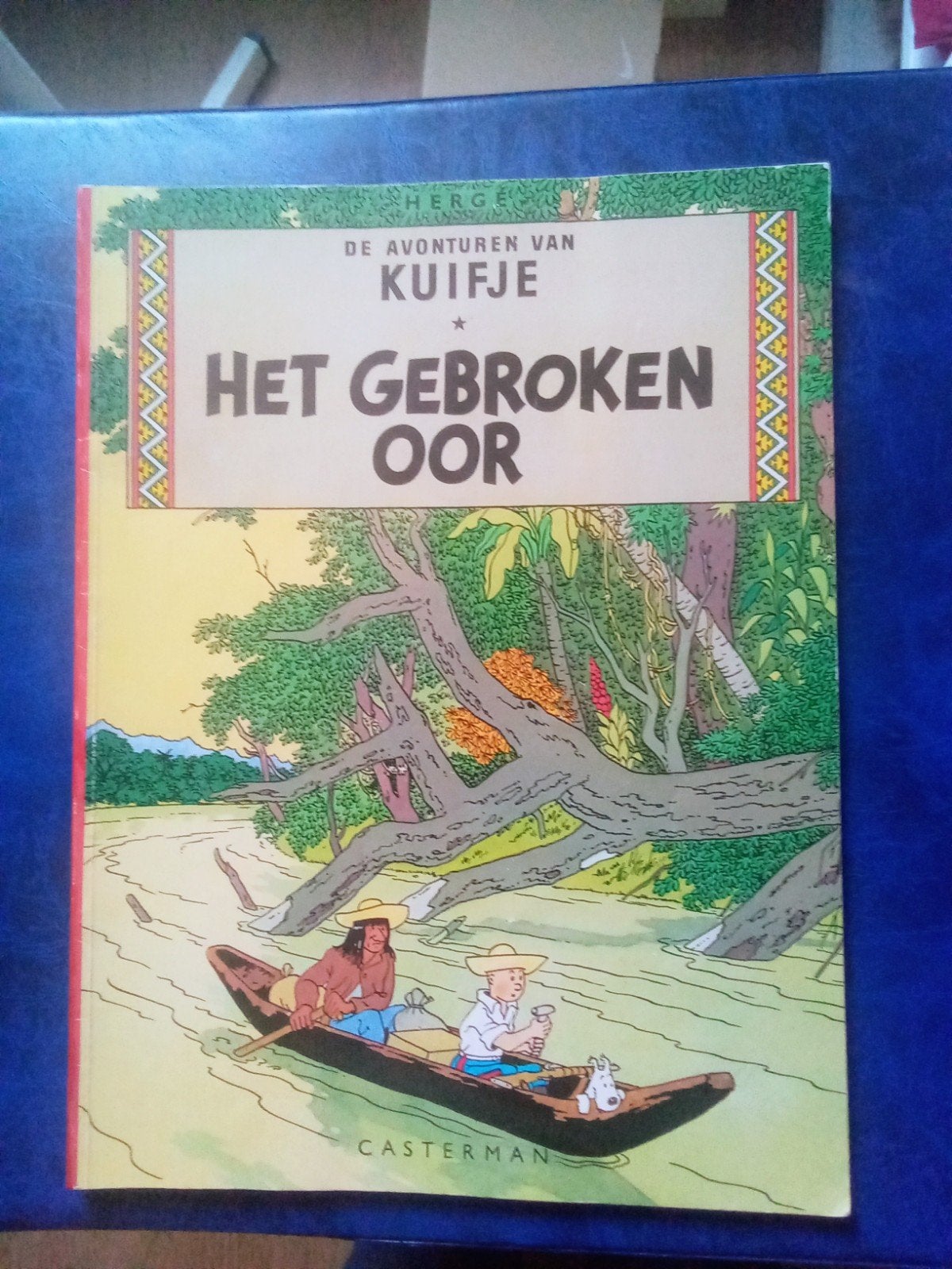 strip Kuifje  het gebroken oor(1966), Ophalen of Verzenden