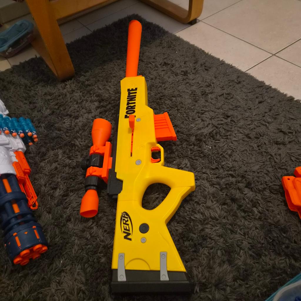 Sniper nerf gun, Ophalen