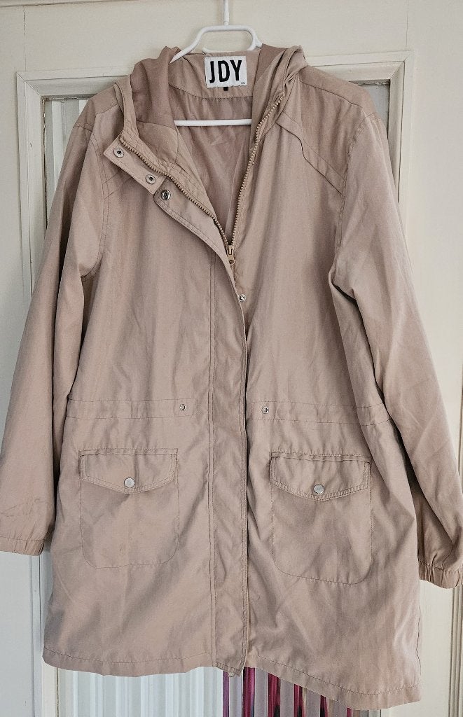 Beige JDY Parka Jas met Capuchon maat XXL, Ophalen of Verzenden, Zo goed als nieuw, Beige