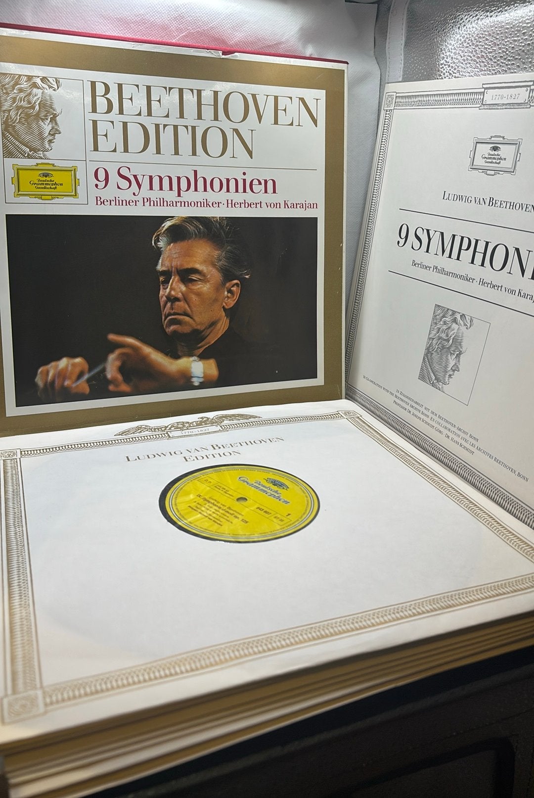 Beethoven – 9 Symphonies – Berlin Philharmonic - Vinyl, CD & DVD, Vinyles | Classique, Enlèvement ou Envoi, Utilisé, LP, Beethoven