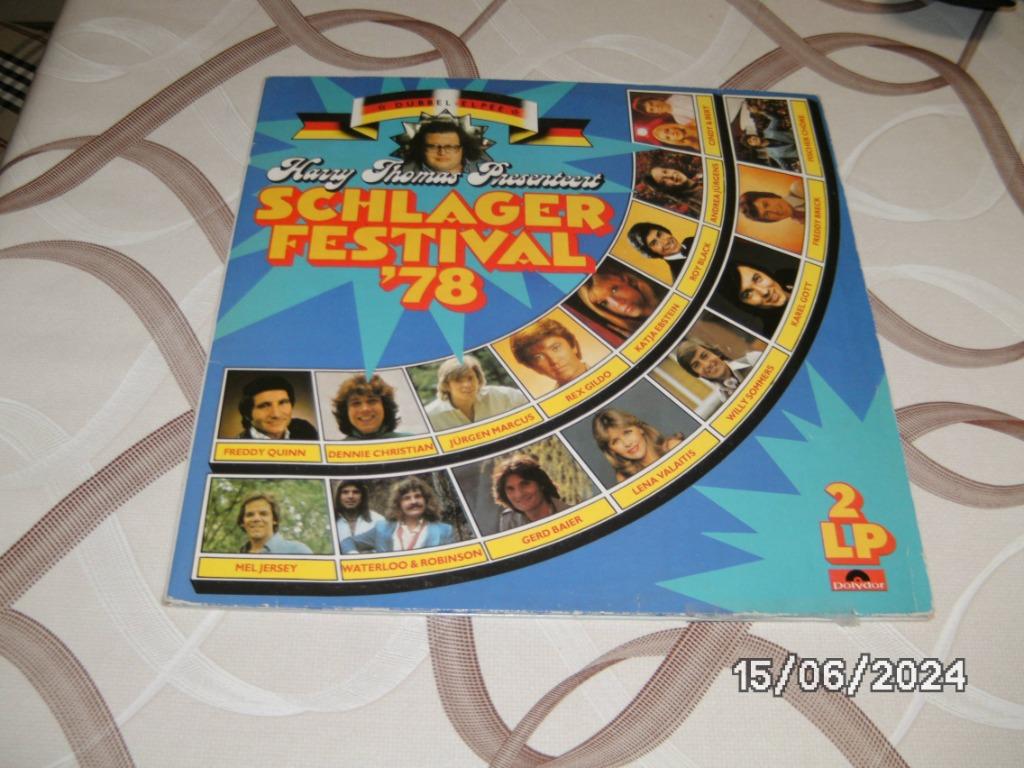 Een dubbele LP Schlager festival 1978, Enlèvement ou Envoi, Comme neuf
