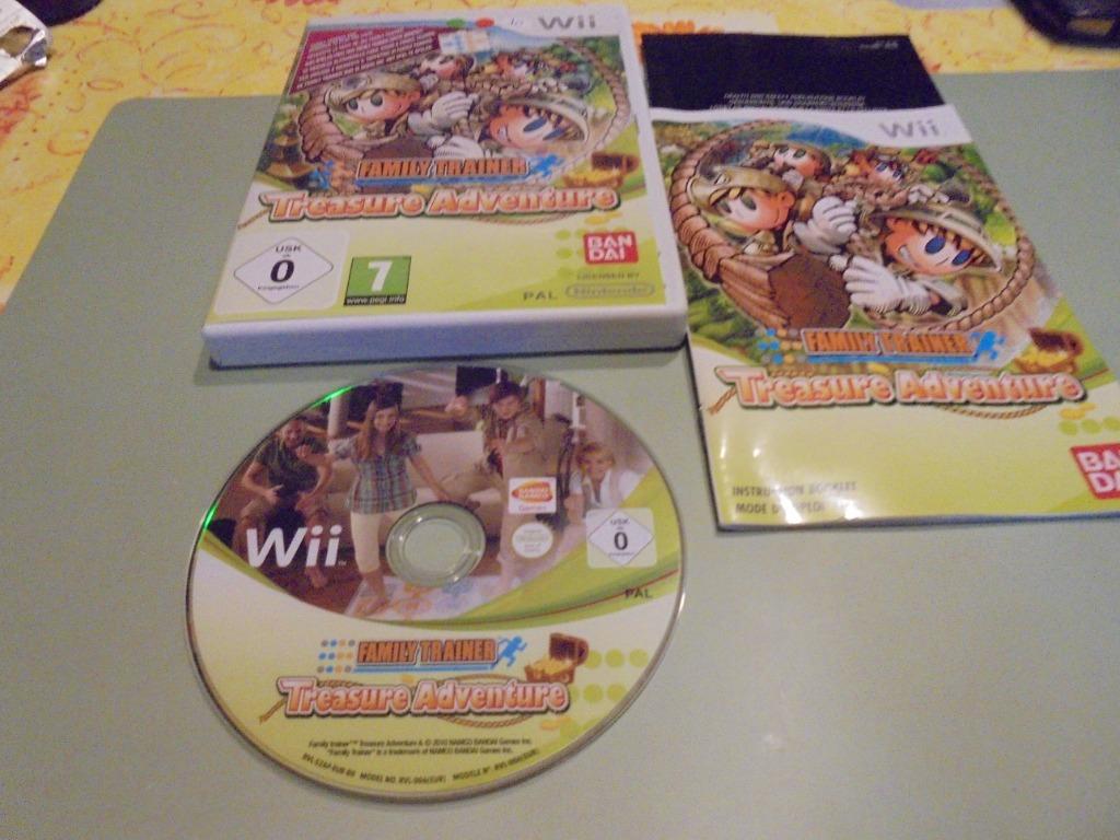 WII Family Trainer Treasure Adventure (CIB), Enlèvement ou Envoi, 1 joueur, À partir de 7 ans, Aventure et Action