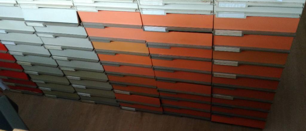 organizer schuifsysteem cassettes bureel of atelier, Archief en Opbergen, Ophalen, Gebruikt