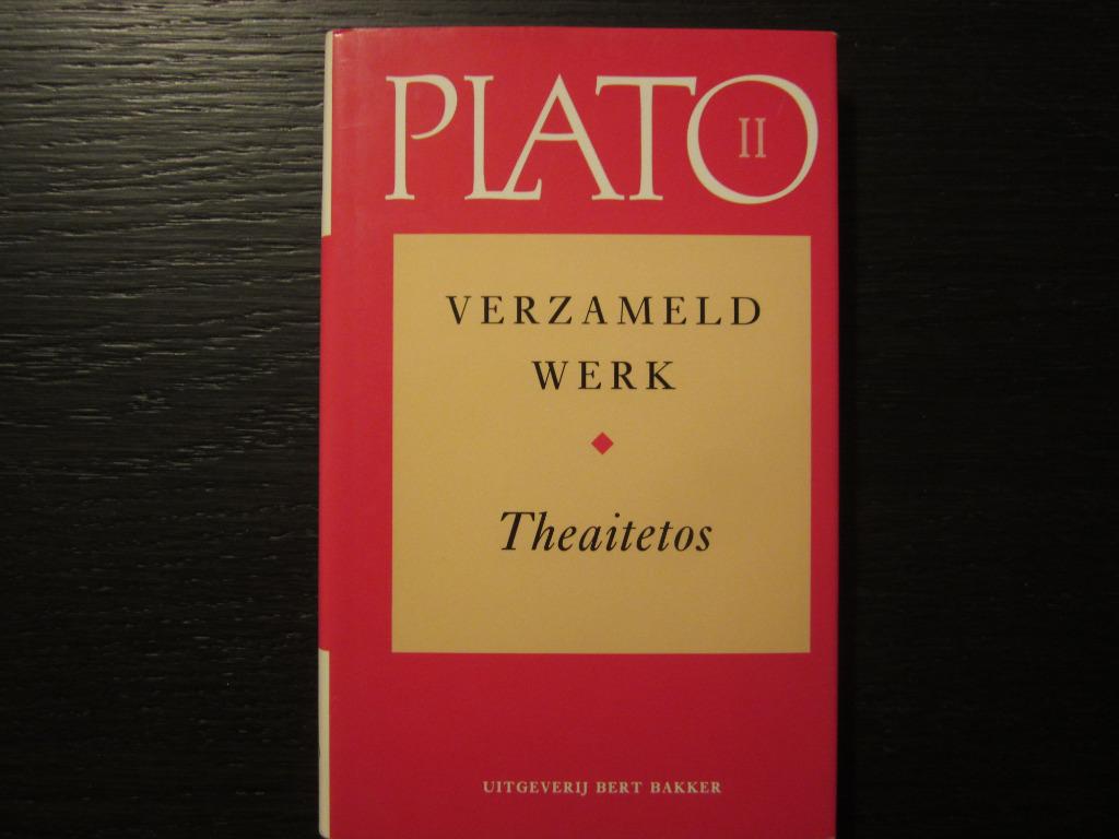 Plato  Verzameld werk  Deel II  -Theaitetos-, Boeken, Ophalen of Verzenden