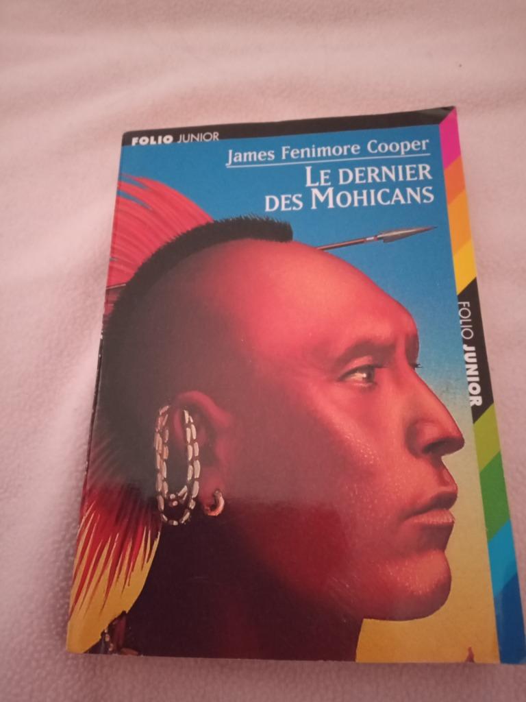 Livre le dernier des Mohicans James Fenimore Cooper Folio ju, Ophalen of Verzenden