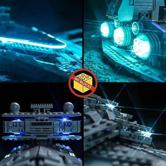 Led verlichtingsset voor Lego Imperial Star Destroyer, -, Verzenden, Nieuw, Brickblink